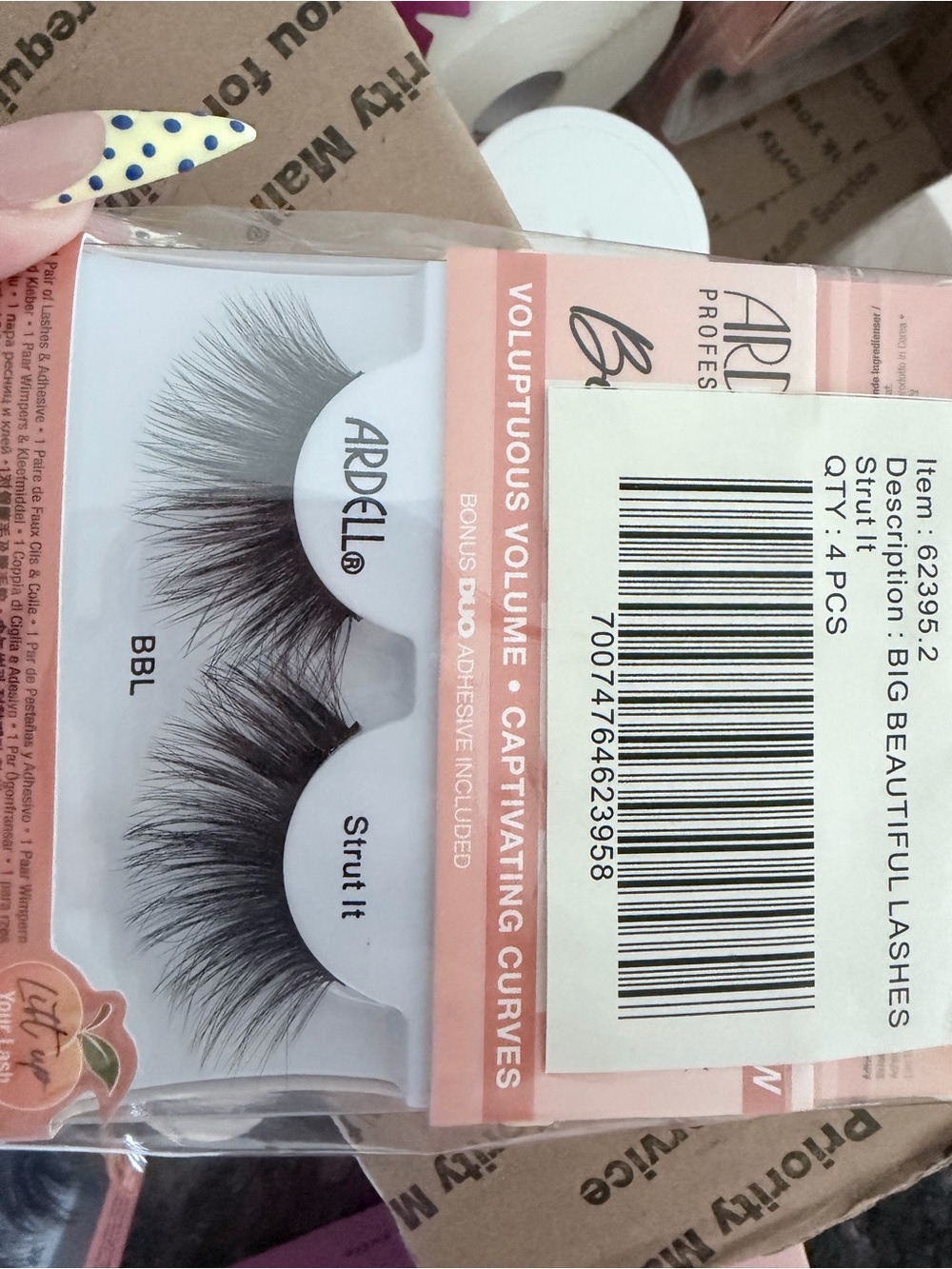 Ardell Voluptuous Volume False Lashes - Pink Packaging